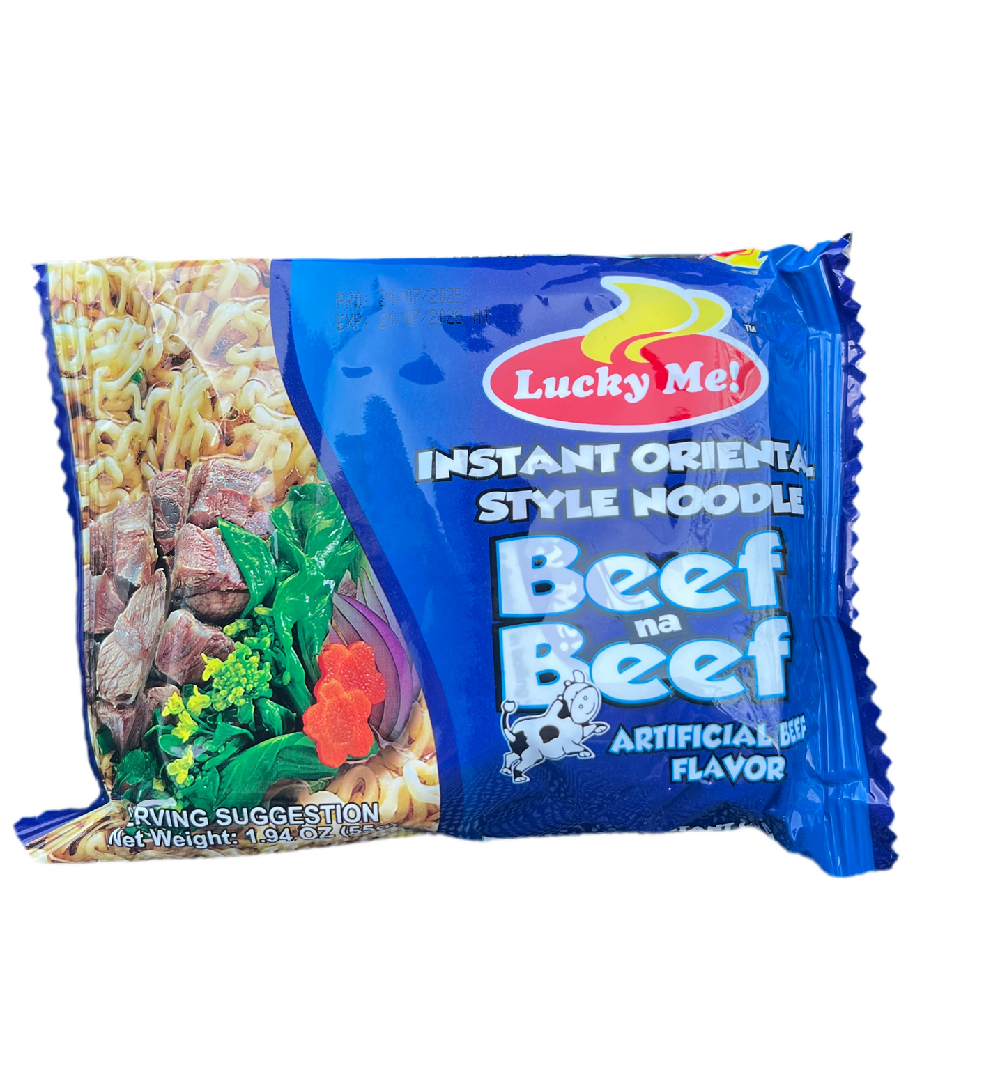 Lucky Me Beef noodles 55g